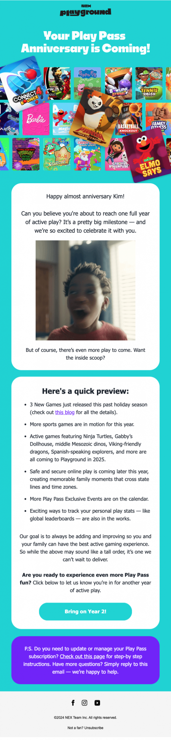 Play Pass Anniversary